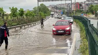 Zonguldak-Alaplı Çevre Yolu Su Altında Kaldı, Ulaşım Aksadı