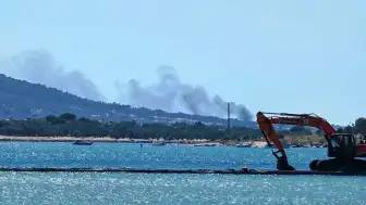 Ayvalık Cunda Adası'ndaki Yangın Kontrol Altına Alındı