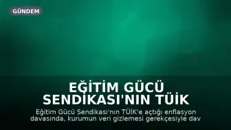 Eğitim Gücü Sendikası'nın TÜİK Davasında Veri Gizliliği Tartışması: 'Adaletin terazisi veri gizlemesiyle bozuldu'