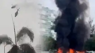 İki Helikopter Havada Çarpıştı: Arama Kurtarma Ekipleri Bölgede