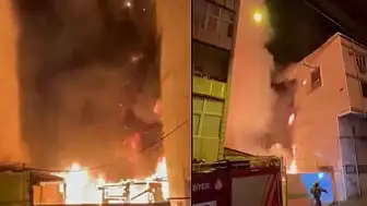 İstanbul'da Depo Yangını 3 Binaya Sıçradı