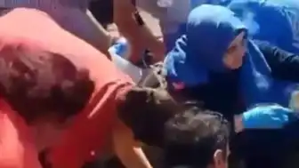 İzmir Aliağa'da Denize Giren Baba ve İki Çocuğu Boğulma Tehlikesi Geçirdi