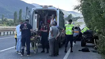 Kastamonu'da Trafik Kazası: ATV Sürücüsü Yaralandı