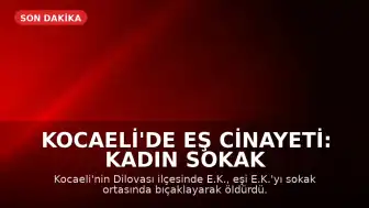 Kocaeli'de Eş Cinayeti: Kadın Sokak Ortasında Bıçaklanarak Hayatını Kaybetti