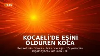 Kocaeli'de Eşini Öldüren Koca Tutuklandı: 'Çocuğumla Göz Göze Gelince Durdum'