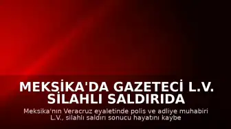 Meksika'da Gazeteci L.V. Silahlı Saldırıda Hayatını Kaybetti