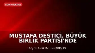 Mustafa Destici, Büyük Birlik Partisi'nde Genel Başkanlığa Yeniden Seçildi
