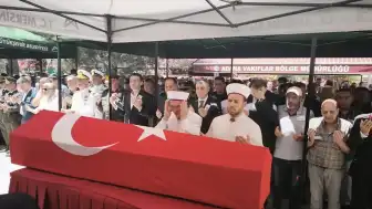 Mut ilçesinde Şehit Piyade Astsubay Kıdemli Başçavuş Kenan Şahin defnedildi