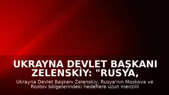 Ukrayna Devlet Başkanı Zelenskiy: "Rusya, diplomasi konusunda gerekli adımları atmalıdır"