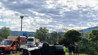 Zonguldak'ta Trafik Kazası: 1 Yaralı