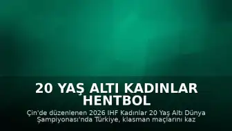 20 Yaş Altı Kadınlar Hentbol Dünya Şampiyonası'nda Türkiye 25. Sıradaki Yerini Aldı