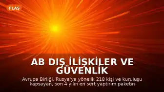 AB Dış İlişkiler ve Güvenlik Politikaları Yüksek Temsilcisi Kaja Kallas: "Son 4 yılın en kapsamlı paketi"