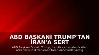 ABD Başkanı Trump'tan İran'a Sert Mesaj: "İran Bunun Bedelini Ağır Ödeyecek"