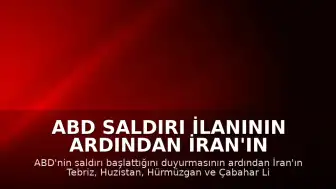 ABD Saldırı İlanının Ardından İran'ın Farklı Bölgelerinde Patlama Sesleri Duyuldu