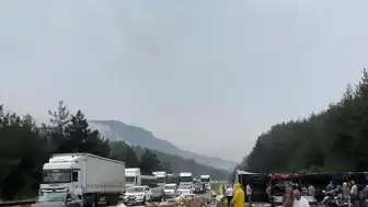 Adana-Pozantı Otoyolu'nda Tır Devrildi: Trafik Akışı Durduruldu