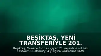 Beşiktaş, Yeni Transferiyle 201. Yabancı Futbolcusuna Kavuştu