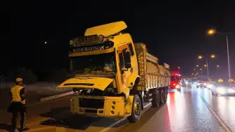 Bursa İnegöl'de Freni Patlayan Kamyon İçin Polis Güvenlik Koridoru Oluşturdu