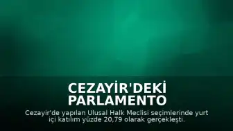 Cezayir'deki Parlamento Seçimlerinde Katılım Oranı Yüzde 20,79 Olarak Açıklandı