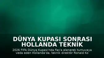 Dünya Kupası Sonrası Hollanda Teknik Direktörü Ronald Koeman Görevini Bıraktı