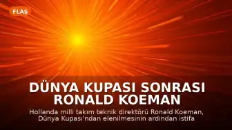Dünya Kupası Sonrası Ronald Koeman İstifa Etti