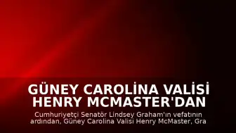Güney Carolina Valisi Henry McMaster'dan Atama: Lindsey Graham'ın Yerine Kız Kardeşi Darline Graham Nordone Görev Yapacak