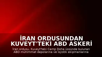 İran Ordusundan Kuveyt'teki ABD Askeri Üssüne İHA Saldırısı