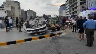 İskenderun'da Otomobilin Takla Atması Sonucu 2 Kişi Yaşamını Yitirdi
