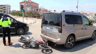 Karaman'da Trafik Kazası: Motosiklet Sürücüsü Yaralandı