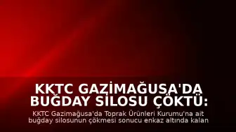 KKTC Gazimağusa'da Buğday Silosu Çöktü: 1 İşçi Yaşamını Yitirdi