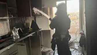 Mardin Kızıltepe'de Bir Apartman Dairesinde Yangın Çıktı