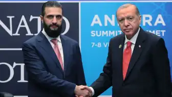 NATO Zirvesi Kapsamında Cumhurbaşkanı Erdoğan, Suriye Cumhurbaşkanı Ahmed Şara'yı Kabul Etti
