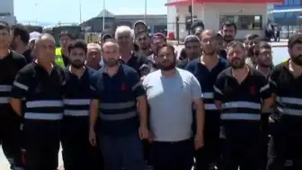Pendik'teki İETT Garajında Çalışan İşçilerden İş Yavaşlatma Eylemi