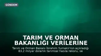 Tarım ve Orman Bakanlığı Verilerine İlişkin Değerlendirme: 'Gerçek Başarı, Halkın Gıdaya Erişebilmesidir'
