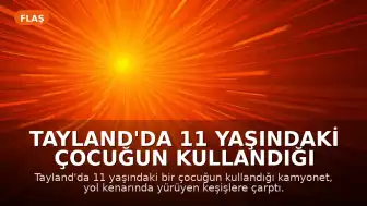 Tayland'da 11 Yaşındaki Çocuğun Kullandığı Araç Keşişlere Çarptı: 8 Ölü
