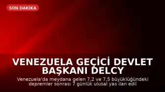 Venezuela Geçici Devlet Başkanı Delcy Rodriguez: "7 günlük Ulusal Yas ilan edilmesine karar vermiş bulunmaktayım"