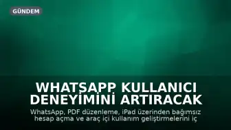 WhatsApp Kullanıcı Deneyimini Artıracak Yeni Özelliklerini Duyurdu