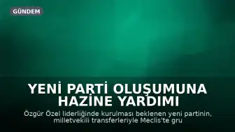 Yeni Parti Oluşumuna Hazine Yardımı Engeli: Milletvekili Sayısı Yeterli Olmayabilir