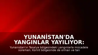 Yunanistan'da Yangınlar Yayılıyor: Tesalya'nın Ardından Korint Bölgesi de Alevlere Teslim Oldu