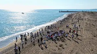 Manavgat Ulualan Sahili'nde Dünya Temizlik Günü Kapsamında Kıyı Temizliği Etkinliği Düzenlendi