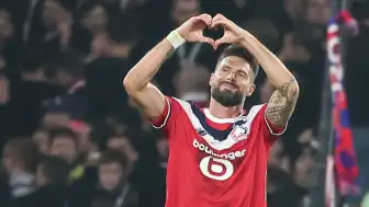Olivier Giroud'dan Galibiyet Golü: Lille, Lens'i Mağlup Etti