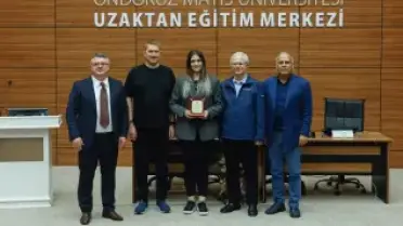 NASA'dan OMÜ'ye Bilim Köprüsü: Dr. Umut Yıldız Öğrencilerle Buluştu