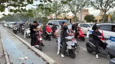 Çorlu'da Şehit Polisler Erkan Tütüncüler ve Emrah Koç Anısına Konvoy Düzenlendi