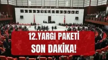 12. Yargı Paketi Meclis'e Sunulacak: Yargılamaların Hızlandırılması Hedefleniyor