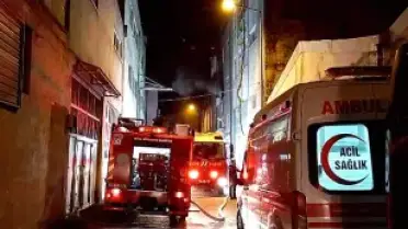 Bursa'da Tekstil Atölyesinde Yangın: İş Yeri Kullanılamaz Hale Geldi