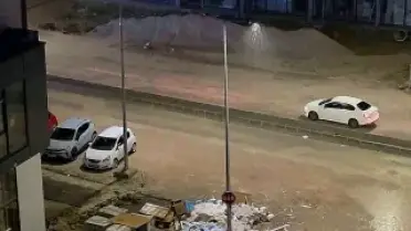 Edirne'de Sağanak Yağış Hayatı Olumsuz Etkiledi