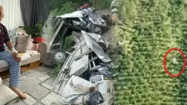 Giresun'da Sarp Araziden Yuvarlanan Araçtan Mucize Kurtuluş: 2 Yaralı