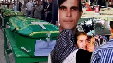 Mersin'de Altı Kişiyi Öldüren Saldırgan İntihar Etti, Hayatını Kaybedenler Gözyaşlarıyla Uğurlandı