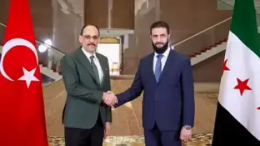 MİT Başkanı İbrahim Kalın, Suriye Devlet Başkanı Ahmed eş-Şara ile Görüştü