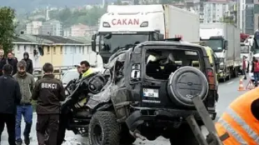 Rize'de Trafik Kazası: 1 Ölü, 7 Yaralı