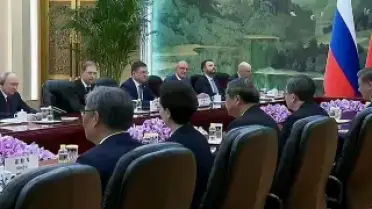 Rusya Devlet Başkanı Putin ve Çin Devlet Başkanı Şi Cinping'in Kritik Görüşmesi Başladı: 40 Anlaşma Masada